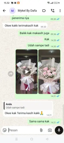Testimonial Buket Bunga bungurjaya